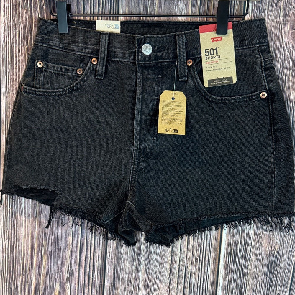 Levi's Women's Dark Denim Jean Shorts